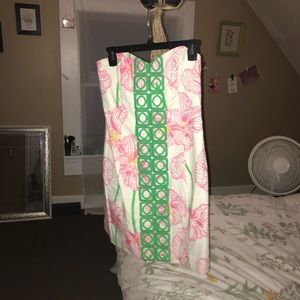 Lilly Pulitzer dress (resort white clover cup)